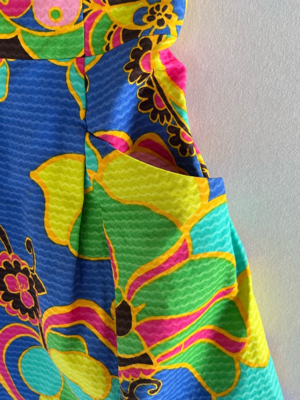 Lilly Pulitzer Bernadette Starry Blue Drama Queen Colorful Sweetheart Dress 00 - Picture 6 of 11
